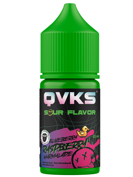 QVKS SOUR - Чернично-Малиновый Мармелад 13мл zuZIdWekhrR6GNBy7CPwz3