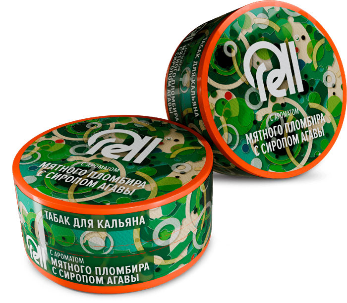 Табак для кальяна RELL Мятный пломбир с сиропом агавы, 25 гр. DOTSHX6ljLCbZO15caCNg0