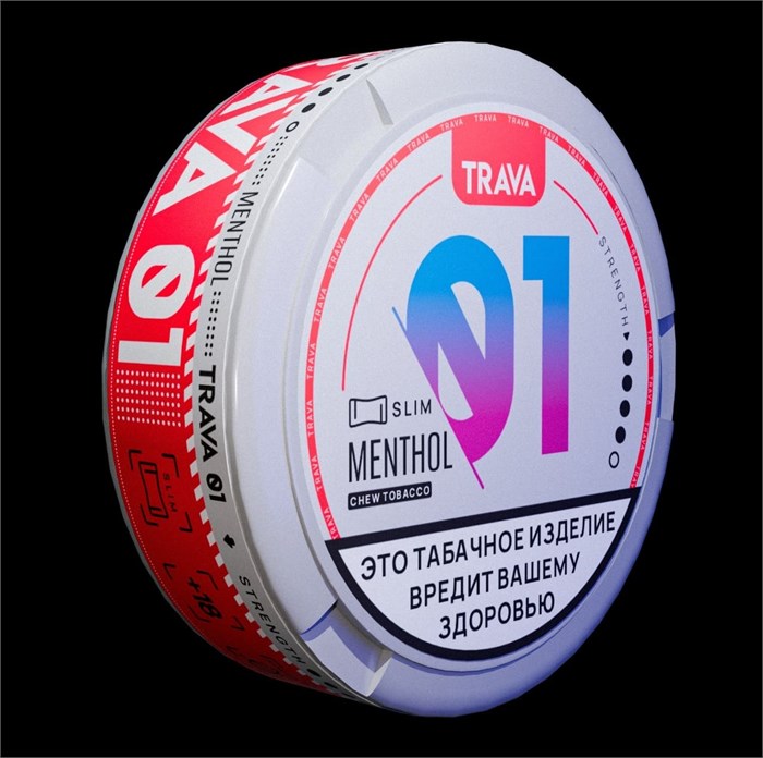 Табак жевательный TRAVA SLIM - MENTHOL VdiKdEyYiDeoT-nuZeLYD3