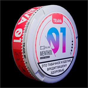 Табак жевательный TRAVA SLIM - MENTHOL VdiKdEyYiDeoT-nuZeLYD3