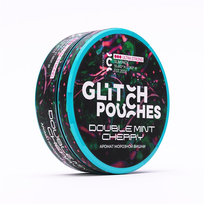 Табак жевательный Glitch Pouches - Double mint cherry ULTRA STRONG 2LSBFpbkh3BzSTCB13AEr0