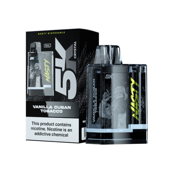 Nasty 5K Crystal - Vanilla Cuban Tobacco oAWX0xqGjo3t33mh1F6Yz0
