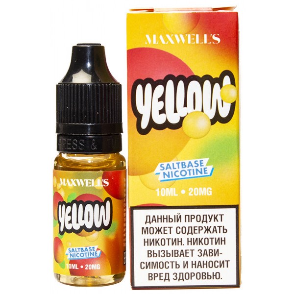 Maxwells SALT - Yellow 10мл 20 f8tDZAAUjUfHc3ercqbEo1