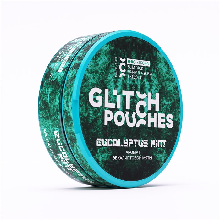 Табак жевательный Glitch Pouches - Eucalyptus mint STRONG IhEng-B4igbC0KdAYKUYp0
