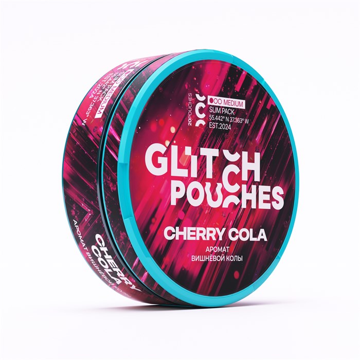 Табак жевательный Glitch Pouches - Cherry cola MEDIUM EFmTWWtIhD2SJZidqPGnl2