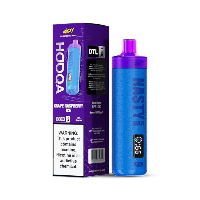 Nasty Hooqa DFR10Ki - Grape Raspberry Ice IMx3l1tpgDa93bmpdcO292