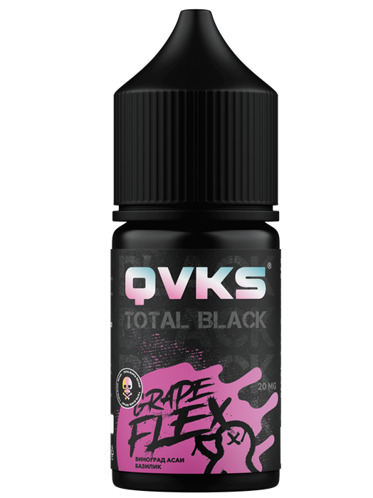 QVKS TOTAL BLACK - Виноград Асаи Базилик 13мл g5zJEwVajjlQNiqG5Hs161