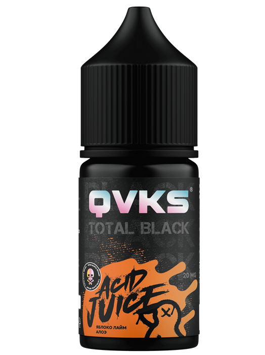 QVKS TOTAL BLACK - Яблоко Лайм Алоэ 13мл uK1thaSjiXOnCf88VC8mR0