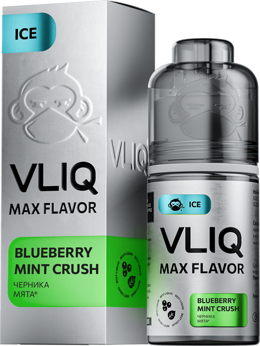 Max Flavor Ice - Черника мята, Blueberry Mint Crush 12мл UWNS30MBjKlkx31s0XmSP2