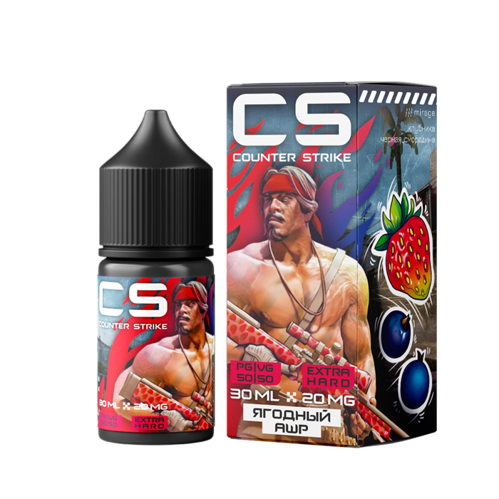 CS Counter-Strike - Ягодный awp -  клубника черная смородина 30мл Ultra umAWtAWPhCEoR7ng23Hug3