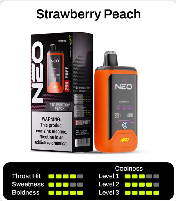 Nasty NEO 25k - Strawberry Peach vE9mVu96i1r3ko126XBBG1