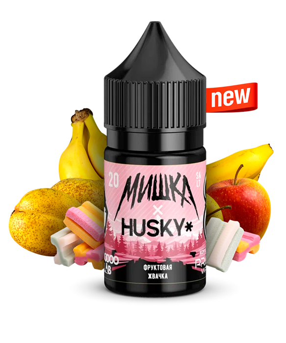 МИШКА HUSKY - Фруктовая жвачка 30мл 20 dqY23lptgEjRIszJhNNLN2