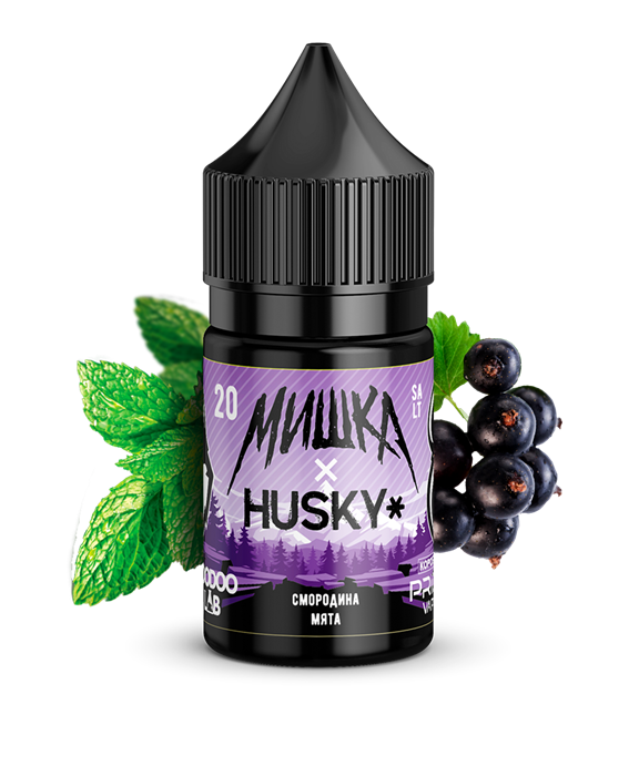 МИШКА HUSKY - Смородина-Мята 30мл 20 hmK0QkhUgxso7f6W0HXY33