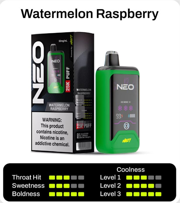 Nasty NEO 25k - Watermelon Raspberry bly0tmPHgTuZiDxcd4n5E3