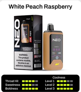 Nasty NEO 25k - White Peach Raspberry oN0Oe6UugQLmRkSwn0wTh3